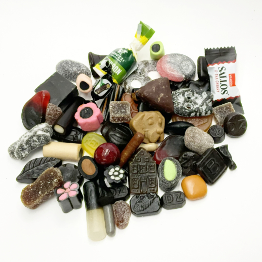 Sweet to salty mix of liquorice across the  kadó-assortment