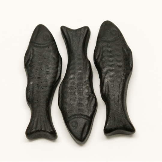 Soft licorice fishes, italian