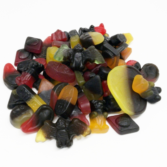 Mix of sour and sweet winegum liquorice