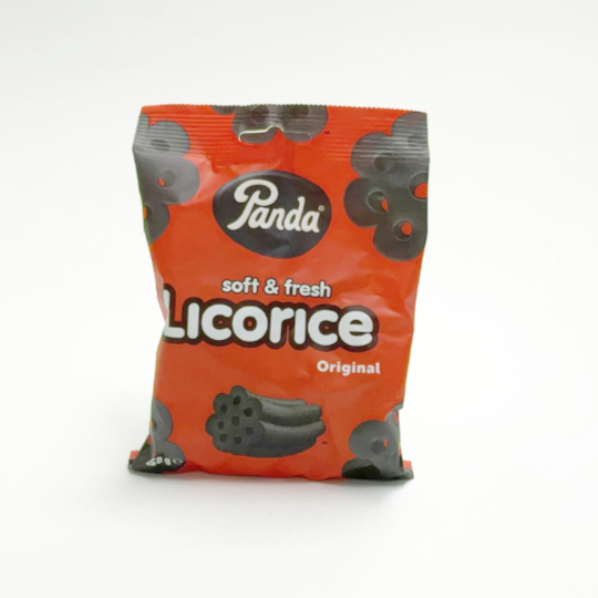 Bag soft and sweet liquorice rolls in a bag,  finnish
