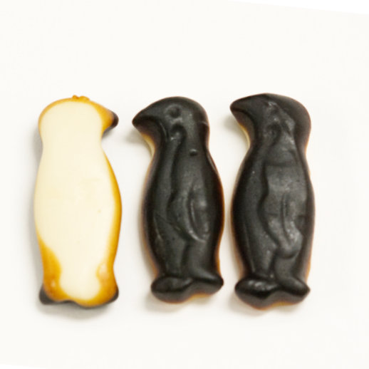 Milde Pinguine mit Vanillebauch,italienisch