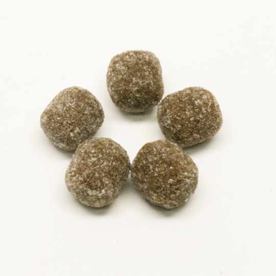 Salty liquorice marbles, danish