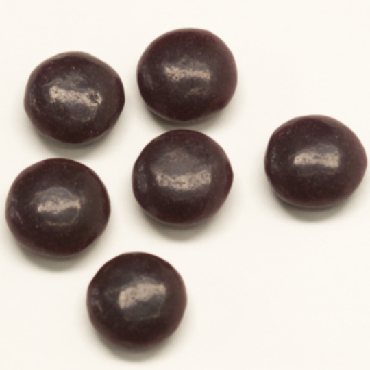 Mild liquorice with violet sugar coating, german